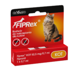 Fiprex Spot-On Koty Kleszcze Pchły