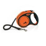 Smycz Flexi Xtreme M 5m Pomarańczowa