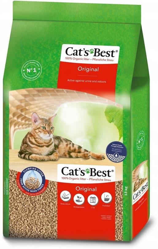 6389_1.jpg Cats Best Original Żwirek Zbrylający 30l/13kg - obrazek 1