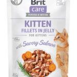 Brit Care Karma dla Kociąt Filety z Łososia 85g