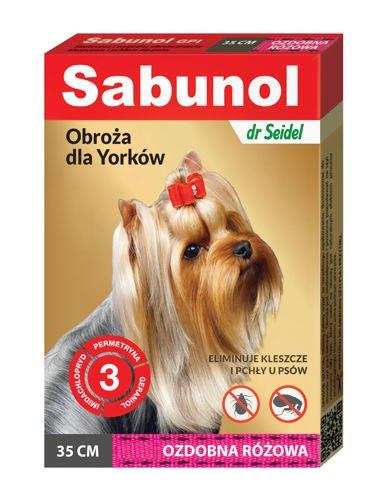 7024_1.jpg Sabunol Obroża Przeciwpasożytnicza York Różowa - obrazek 1