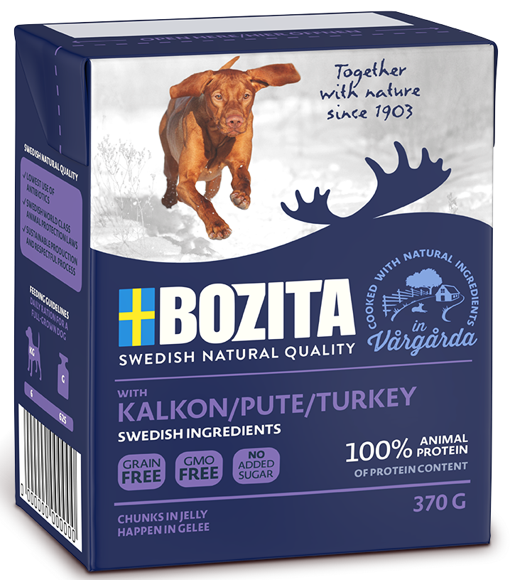 7169_1.png Bozita Indyk w Galarecie Karma dla Psa 370g - obrazek 1