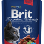 Brit Premium Cat Wołowina z Groszkiem 100g