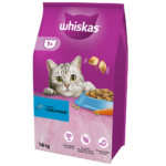 Whiskas Karma Sucha Tuńczyk 14kg dla Dorosłych Kotów