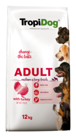 Tropidog Premium Indyk Ryż 12kg Psy Dorosłe - obrazek 2