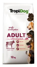 Tropidog Premium Adult Wołowina Ryż 12kg - obrazek 2