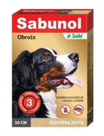 Sabunol Obroża Przeciwkleszczowa Złota 50cm