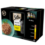 Sheba Delicacy Smaki Drobiowe 12x85g