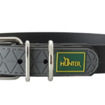 Hunter Convenience Obroża Czarna Wodoodporna