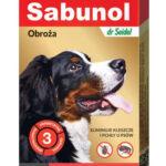 Sabunol Czerwona Obroża dla Psa 50cm