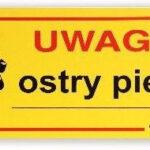 Tabliczka Ostrzegawcza Dingo Uwaga Ostry Pies