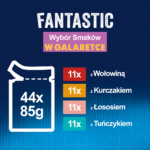 Felix Fantastic Mix Mięsny w Galaretce 44x85g - obrazek 5