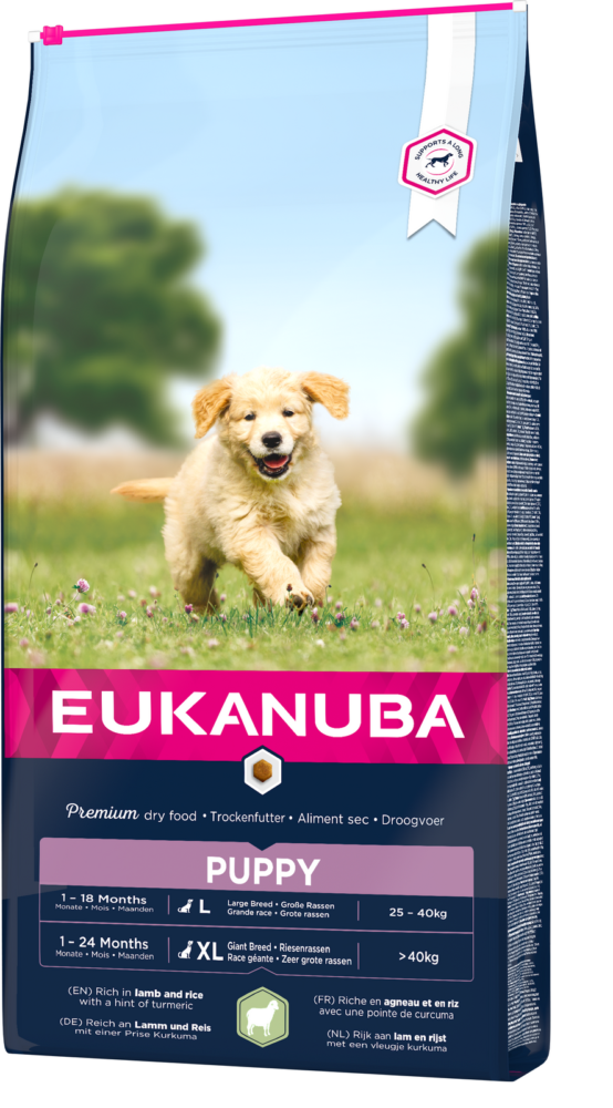 8501_1.png Eukanuba Szczenięta Jagnięcina Ryż Duże Rasy - obrazek 1