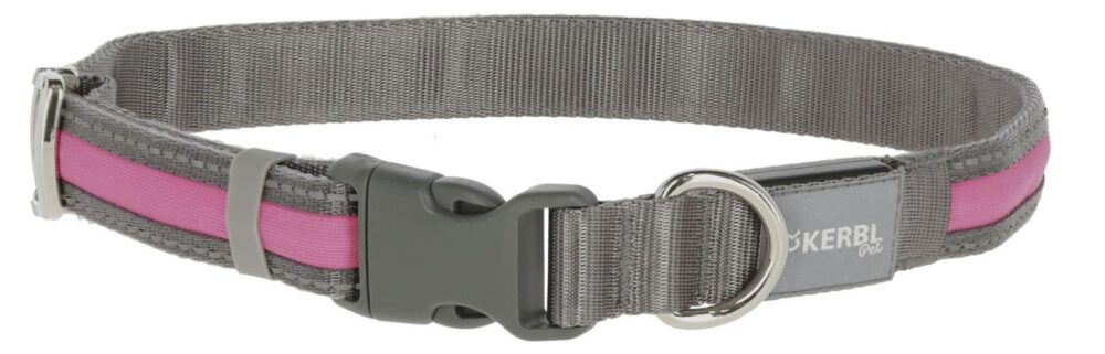9194_1.jpg Kerbl Obroża LED Różowa Light & Reflex - obrazek 1