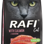 Karma dla kotów sterylizowanych Rafi Cat Łosoś 7kg
