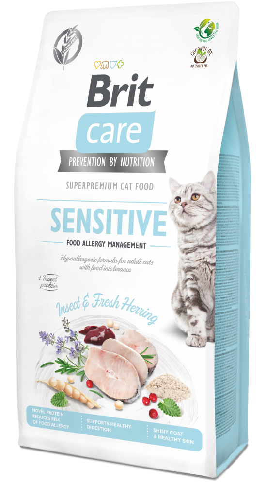 9313_1.png Brit Care Karma Hipoalergiczna Kot Sensitive 2kg - obrazek 1