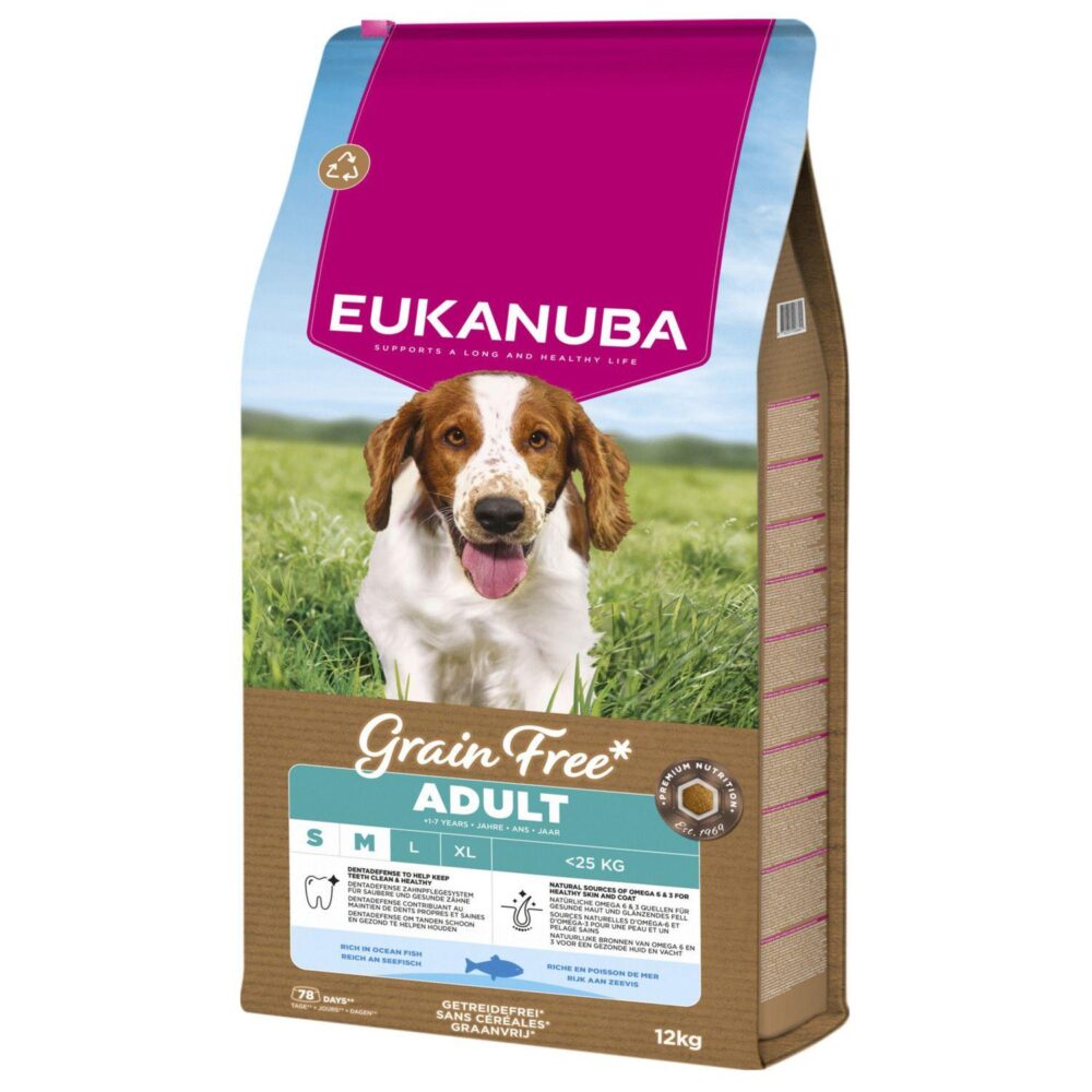 9649_1.jpg Eukanuba Adult Bezzbożowa Łosoś 12kg - obrazek 1