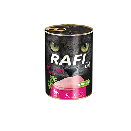 9691_1.png Rafi Cat Adult z Indykiem 400g - obrazek 1