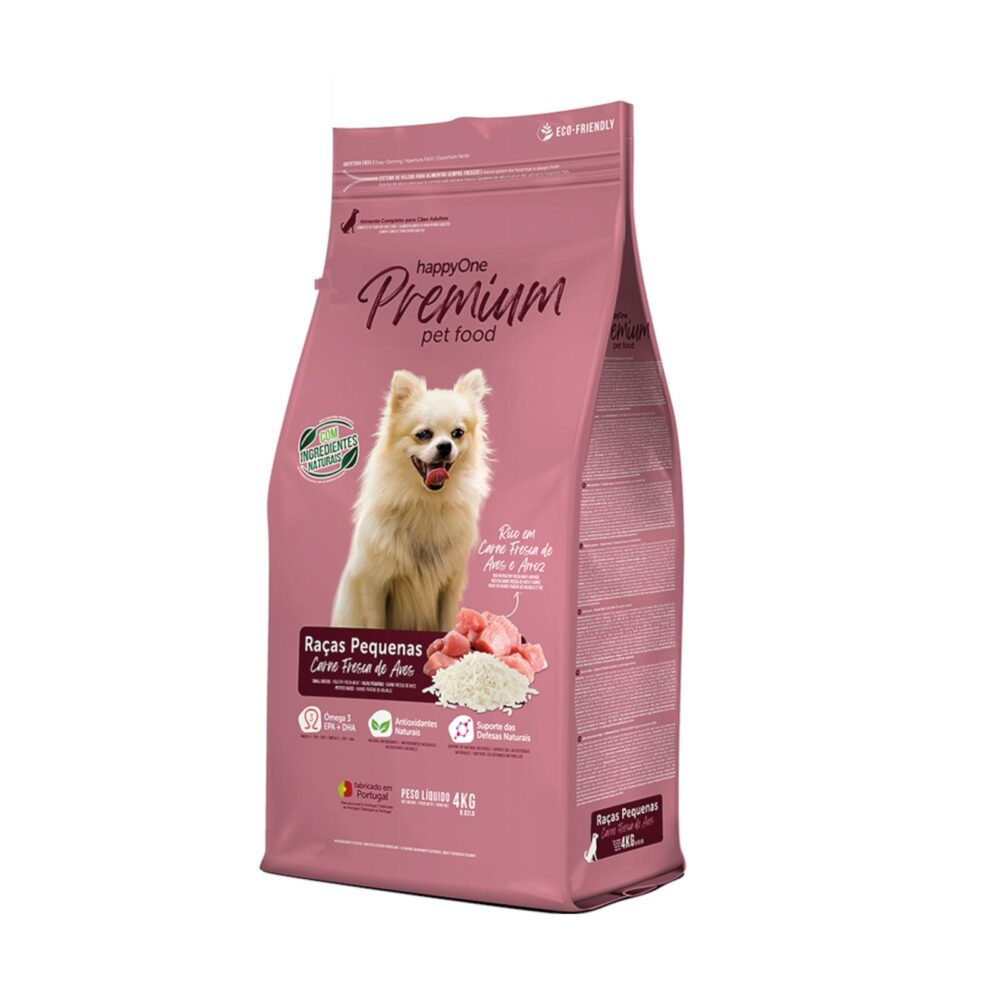 HappyOne Karma dla Małych Ras z Drobiem 4kg - obrazek 1