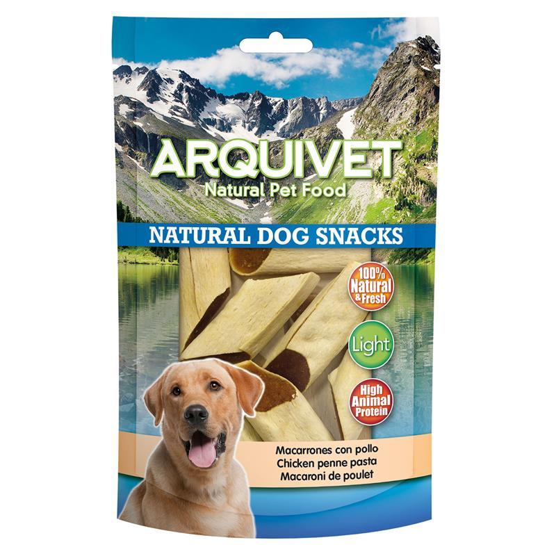macarrones_con_pollo_100g.jpg ARQUIVET Penne z Kurczakiem dla Psa 100g - obrazek 1